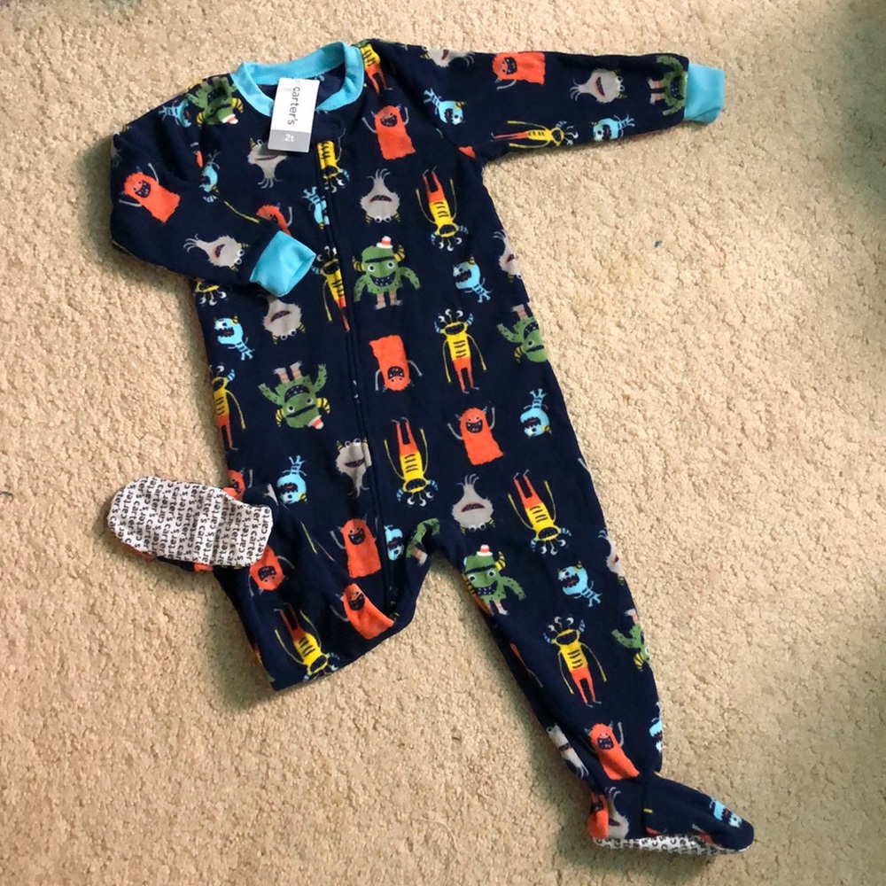 Carters toddler footy pajama